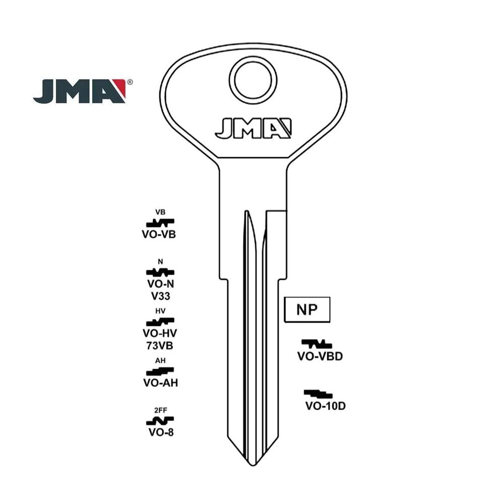 VW Audi Porsche Key Blank - X9 / VO-HV