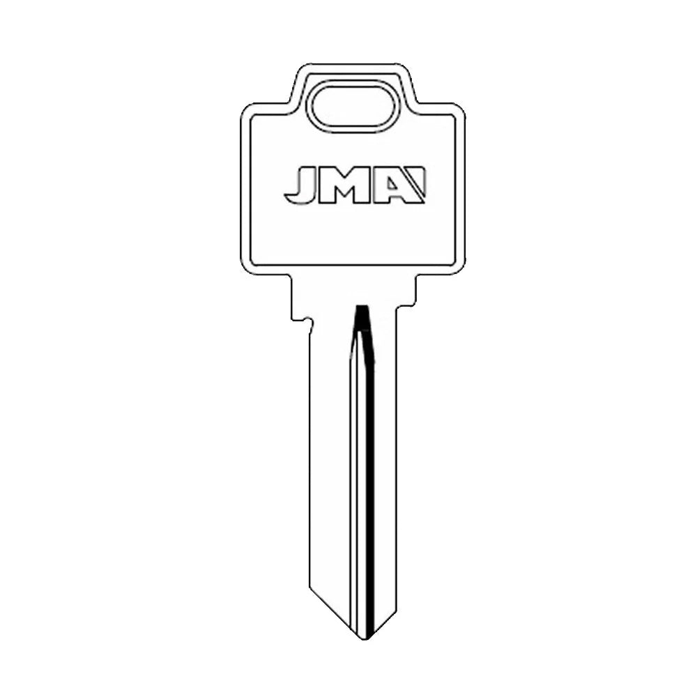 JMA WEI-18D Weiser Key Blank WR6 - Brass Finish