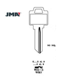 JMA WEI-3E-BR / WR5 / N1054WB 5-Pin Weiser Key Brass Finish