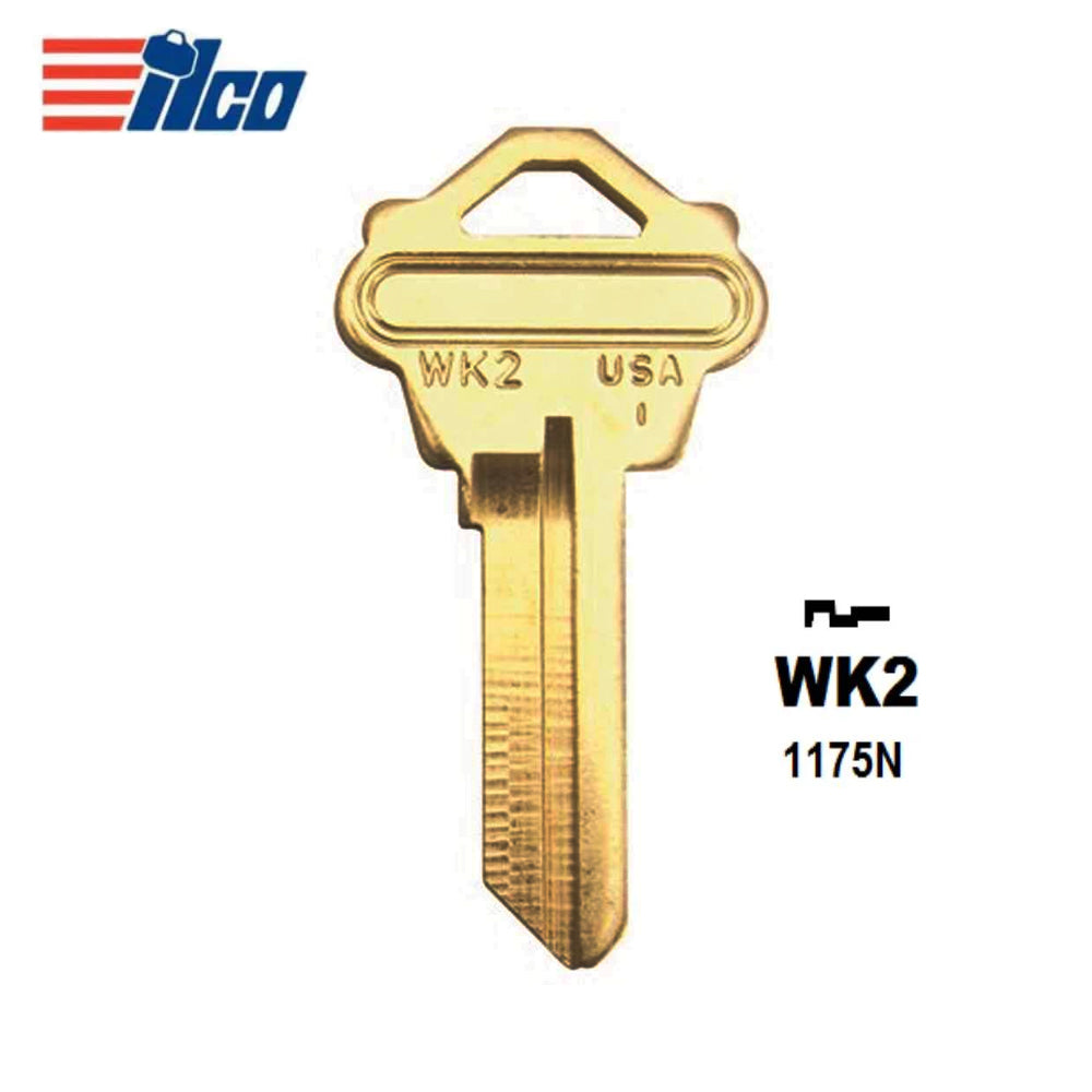 ILCO WK2-BR Weslock Key Blank Cylinder