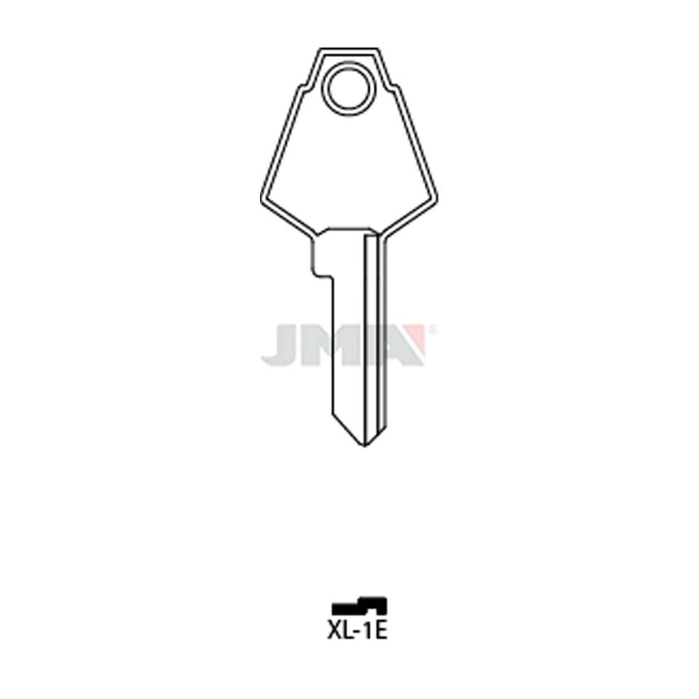 JMA XL-1E / XL7 / 1180 Ilco Mailbox Key - Brass