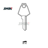 JMA XL-1E / XL7 / 1180 Ilco Mailbox Key - Brass