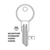 Commercial & Residential Key Blank - Y14 / YA-45E