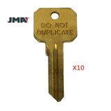 JMA YA-41DC / DNDY1 Residential - Key Blank Duplication Prohibited (Pack of 10)