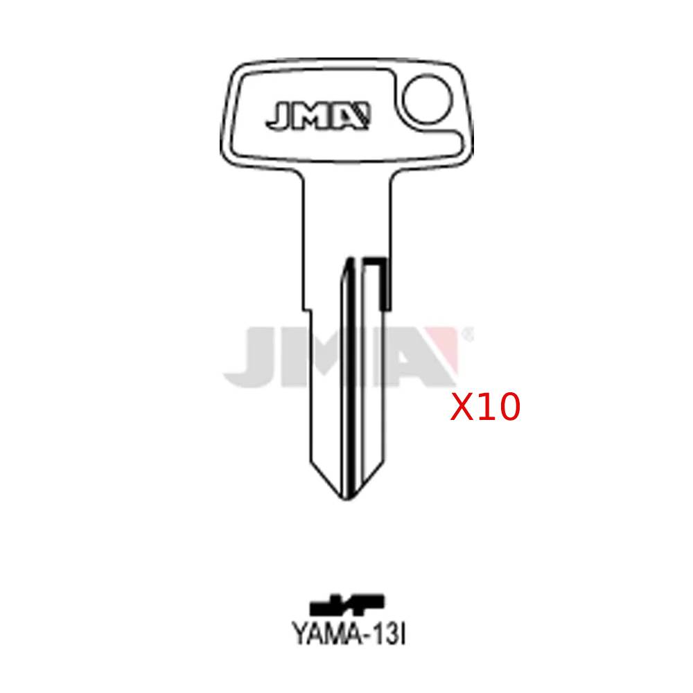 JMA YAMA-13I / YH45/ X107 Yamaha Motorcycle Key Blank (Pack of 10)