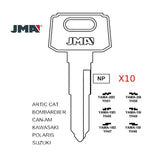 JMA YAMA-19I / YH48 / X117 Yamaha Motorcycle Key Blank (Pack of 10)