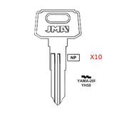 Yamaha Motorcycle Key Blank - YH50 / YAMA-20I (Packs of 10)