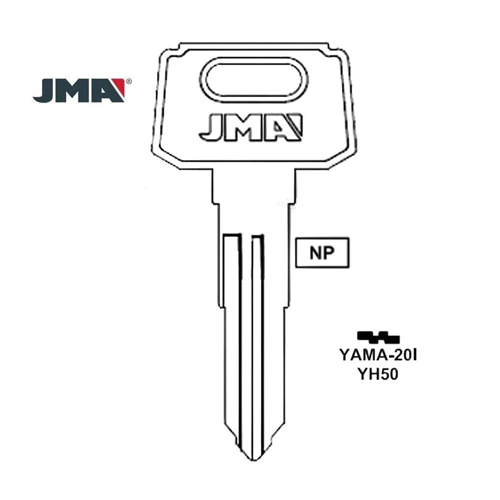 Yamaha Motorcycle Key Blank - YH50 / YAMA-20I