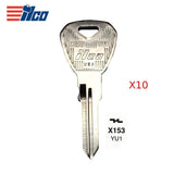 Yugo Key Blank - YU-1D / YU1 (Packs of 10)