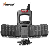 Xhorse VVDI MINI Key Tool Remote Generator with 10 PCS XKGHG1EN 4 Button Garage Remote Key and 10 PCS Super Chips