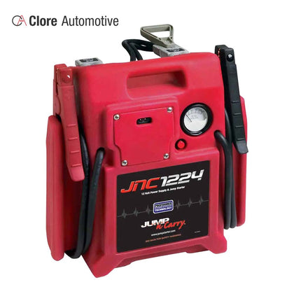 Clore Automotive JNC1224 Jump-N-Carry 3400 Peak Amp 12/24V Jump Starter