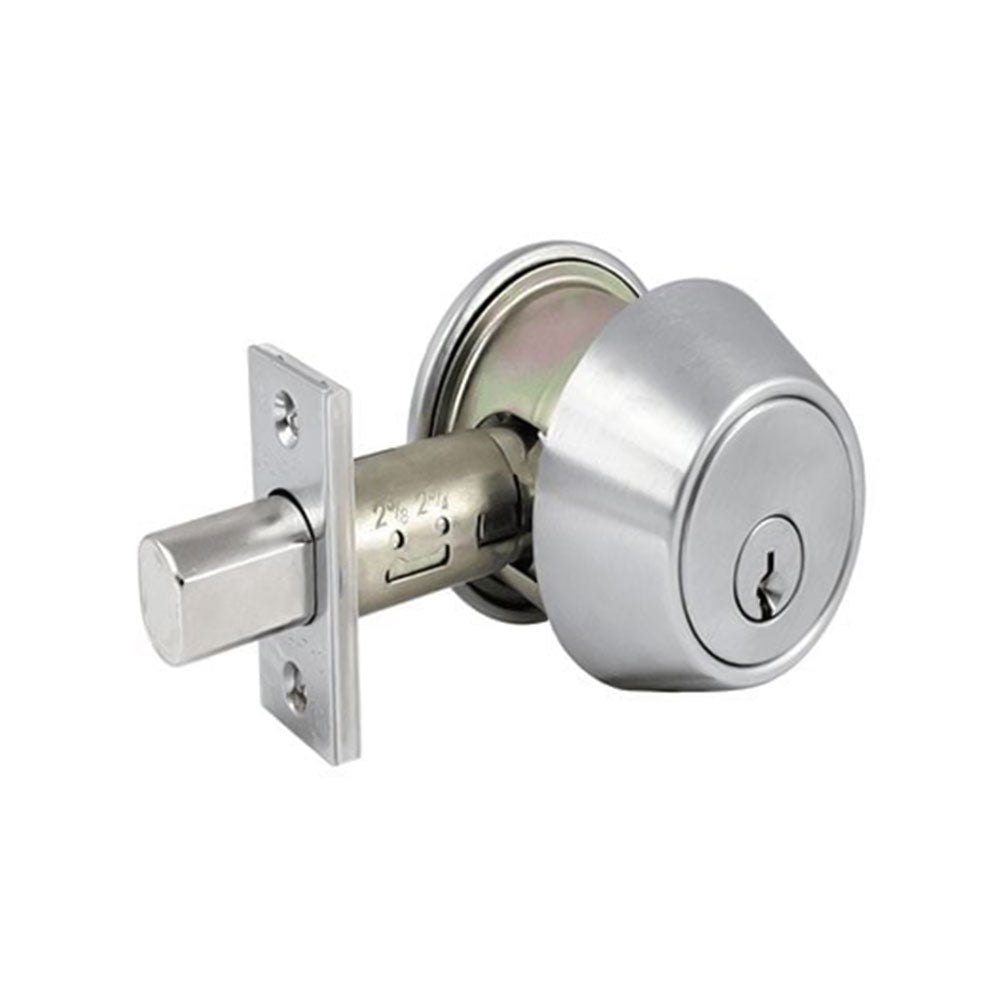 Cal-Royal - ULT360 - Heavy duty Single Cylinder Deadbolt - E0152 ANSI Function - UL listed  - Grade 2