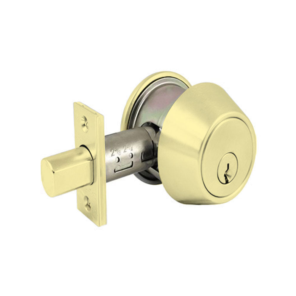 Cal-Royal - ULT360 - Heavy duty Single Cylinder Deadbolt - E0152 ANSI Function - UL listed  - Grade 2