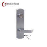 Command Access - ET25 - Electrified Exit Trim - Low Energy - Fail Secure - Schlage C Keyway - 11-30VAC/DC - BR5 A/C Bridge Rectifier with 5ft Leads