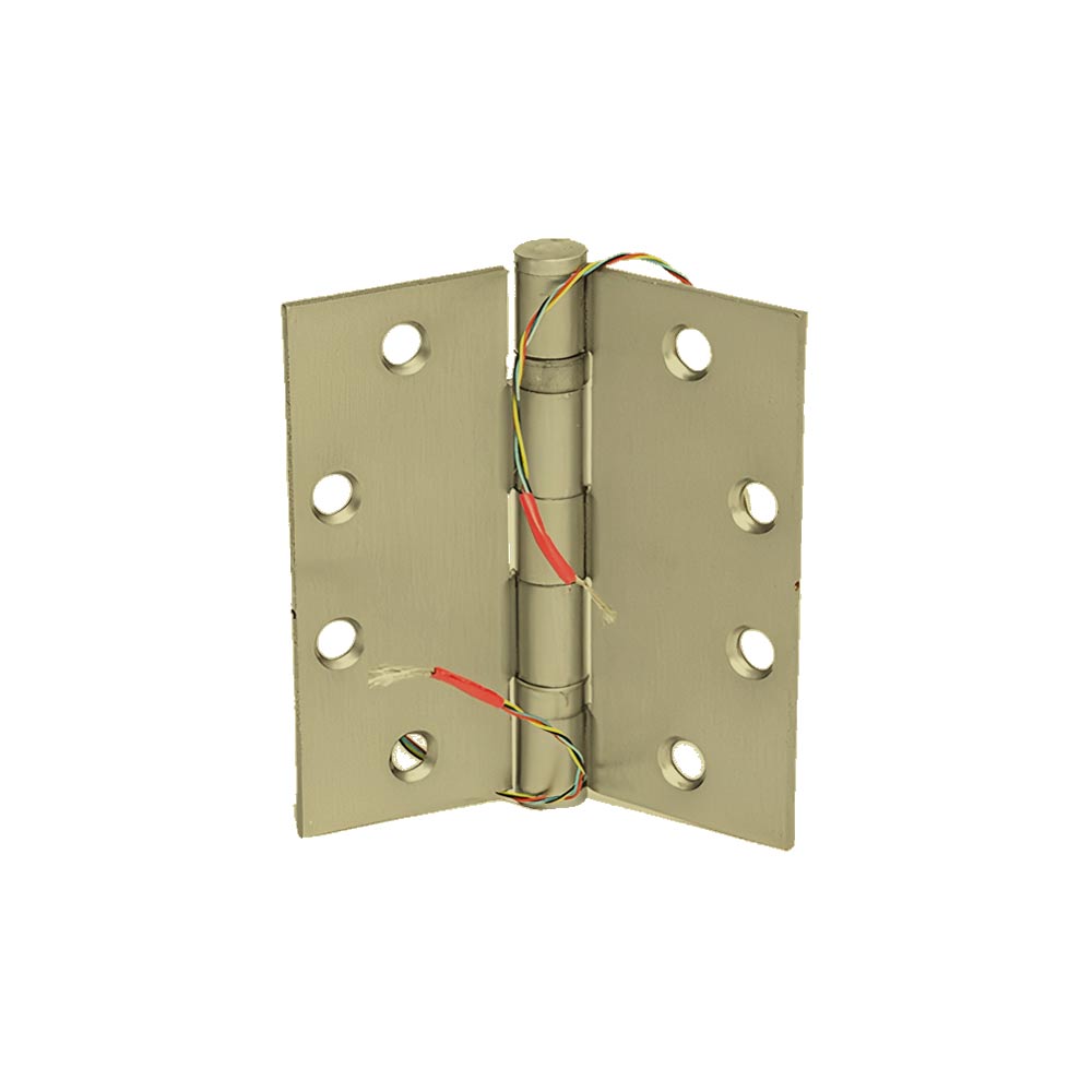 Command Access - ETH-BB79 - Energy Transfer Hinge - 5 Knuckle Standard Weight - Steel Base Material - US4 (Satin Brass-606)