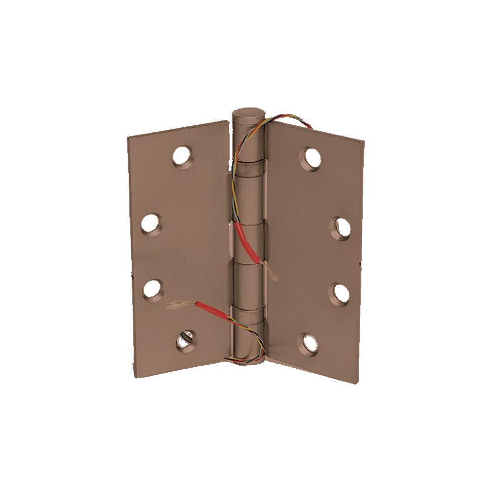 Command Access - ETH-BB79 - Energy Transfer Hinge - 5 Knuckle Standard Weight - Steel Base Material - US10 (Satin Bronze-612)