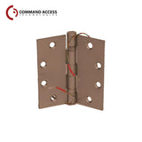 Command Access - ETH-BB79 - Energy Transfer Hinge - 5 Knuckle Standard Weight - Steel Base Material - US10 (Satin Bronze-612)