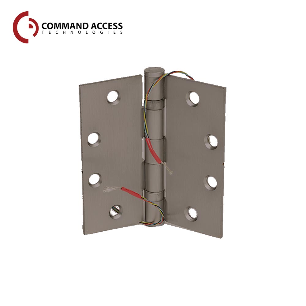 Command Access - ETH-BB68 - Energy Transfer Hinge - 5 Knuckle Heavy Weight - Steel Base Material - US10B (Oil Rubbed Bronze-613)