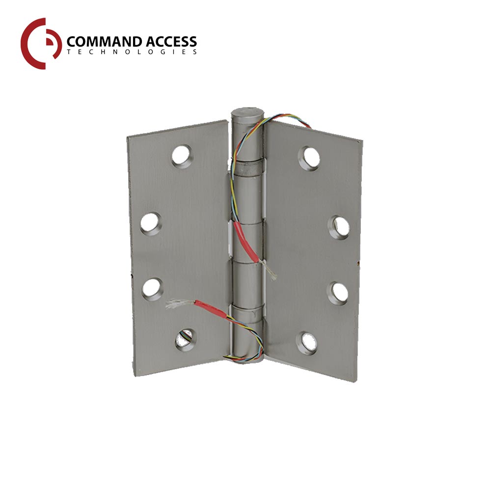 Command Access - ETH-BB79 - Energy Transfer Hinge - 5 Knuckle Standard Weight - Steel Base Material - US26D (Satin Chrome-626)