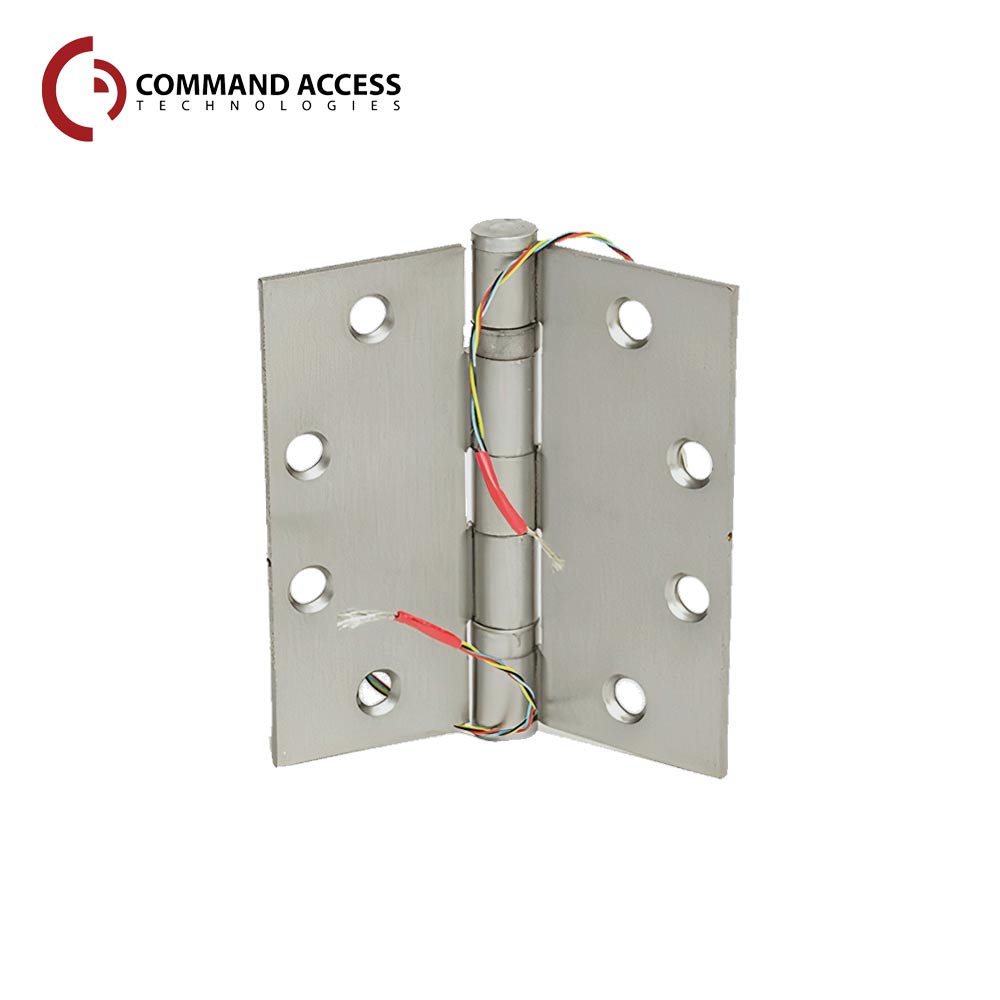 Command Access - ETH-BB91 - Energy Transfer Hinge - 5 Knuckle Standard Weight - Stainless Steel Base Material - Polished Stainless-629