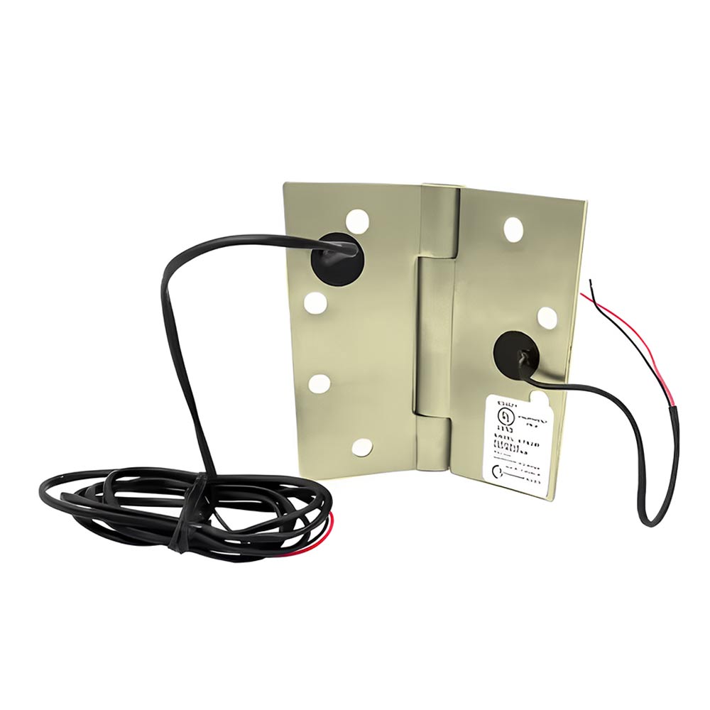 Command Access - ETH-CB75 - Energy Transfer Hinge - 3 Knuckle Heavy Weight - Steel Base Material - US3 (Bright Brass-605)