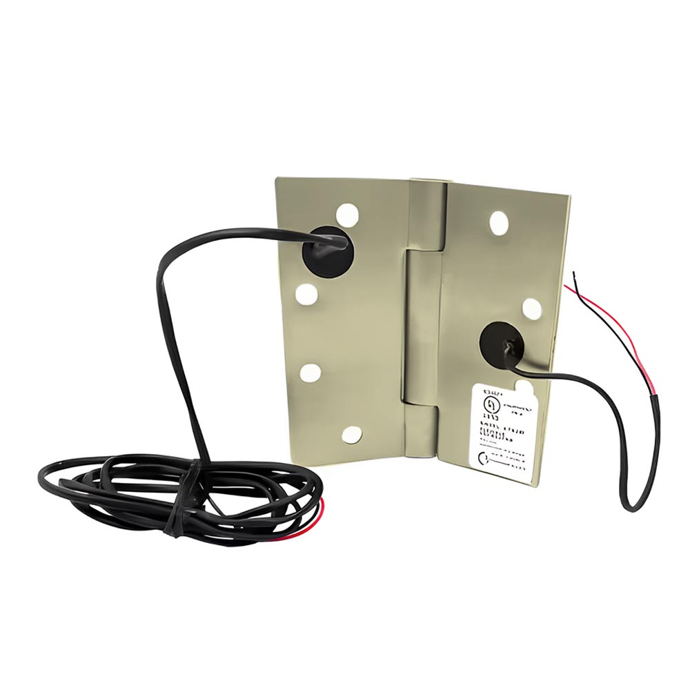 Command Access - ETH-CB75 - Energy Transfer Hinge - 3 Knuckle Heavy Weight - Steel Base Material - US4 (Satin Brass-606)