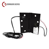 Command Access - ETH-CB70 - Energy Transfer Hinge - 3 Knuckle Standard Weight - Steel Base Material - L1 (Black-693)