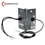 Command Access - ETM-BB79 - Energy Transfer Monitor Hinge - 5 Knuckle Standard Weight - Steel Base Material - USP (Prime Coated-600)