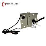 Command Access - ETM-CB85 - Energy Transfer Monitor Hinge - 3 Knuckle Heavy Weight - Brass Base Material - US3 (Bright Brass-605)