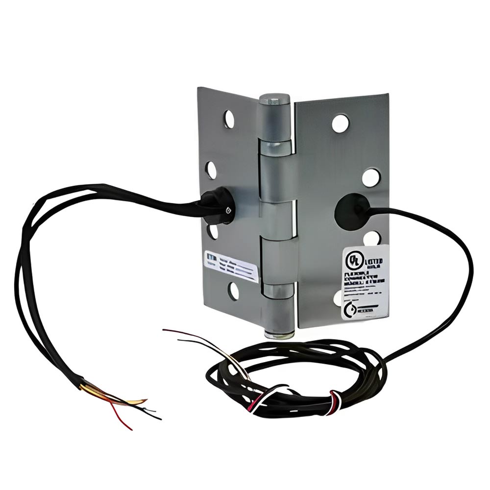 Command Access - ETM-BB79 - Energy Transfer Monitor Hinge - 5 Knuckle Standard Weight - Steel Base Material - US26 (Bright Chrome-625)