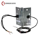 Command Access - ETM-BB79 - Energy Transfer Monitor Hinge - 5 Knuckle Standard Weight - Steel Base Material - US26 (Bright Chrome-625)