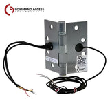 Command Access - ETM-BB99 - Energy Transfer Monitor Hinge - 5 Knuckle Heavy Weight - Stainless Steel Base Material - Brushed Stainless-630