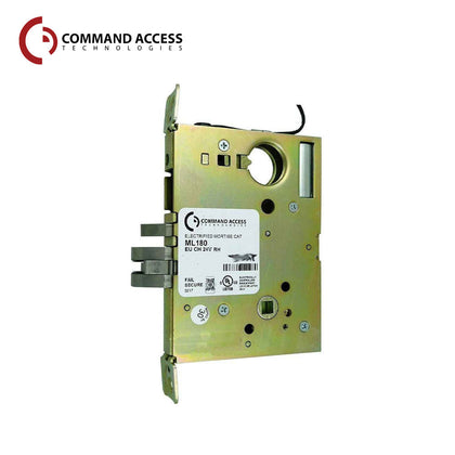 Command Access - Electrified Solenoid Mortise Lock (Chassis Only) - Fail-Safe - Grade 1