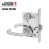 Corbin Russwin - ML2055 Classroom Function Mortise Lever Lockset - Standard Conventional 6-pin Cylinder - L4 Keyway - Satin Chrome-626