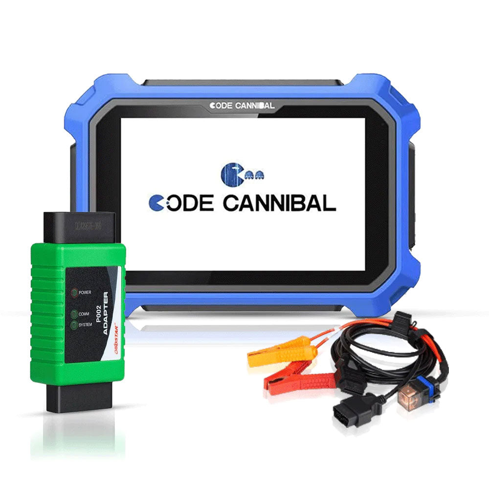 CODE-CANNIBAL Key Programming and Diagnostic Tool with P002 Full Set Adapter Kit