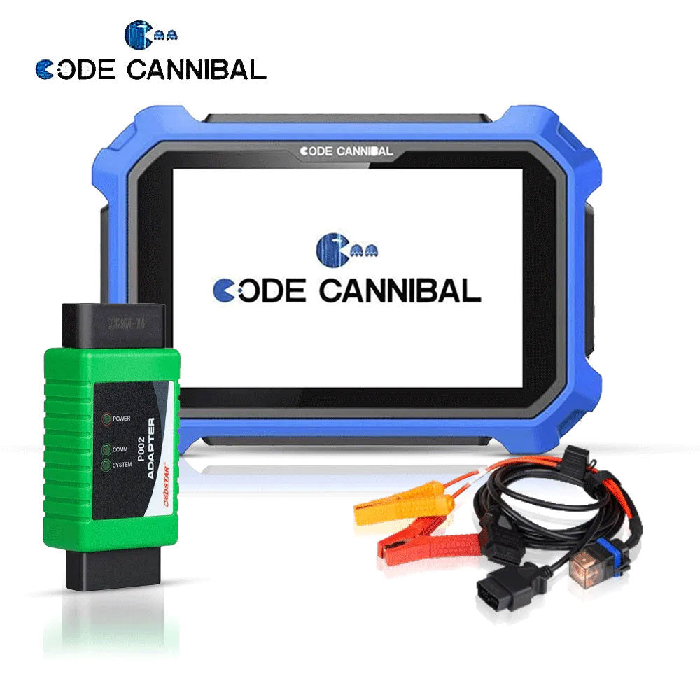 CODE-CANNIBAL Key Programming and Diagnostic Tool with P002 Full Set Adapter Kit