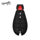 Simple Key 3 Button Remote with Panic, 4 Button Remote Start Button Pad CDFO-E3Z0SK and EZ Installer Programmer