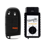 Simple Key 3 Button Remote with Panic CDSK-E3Z0SK and EZ Installer Programmer