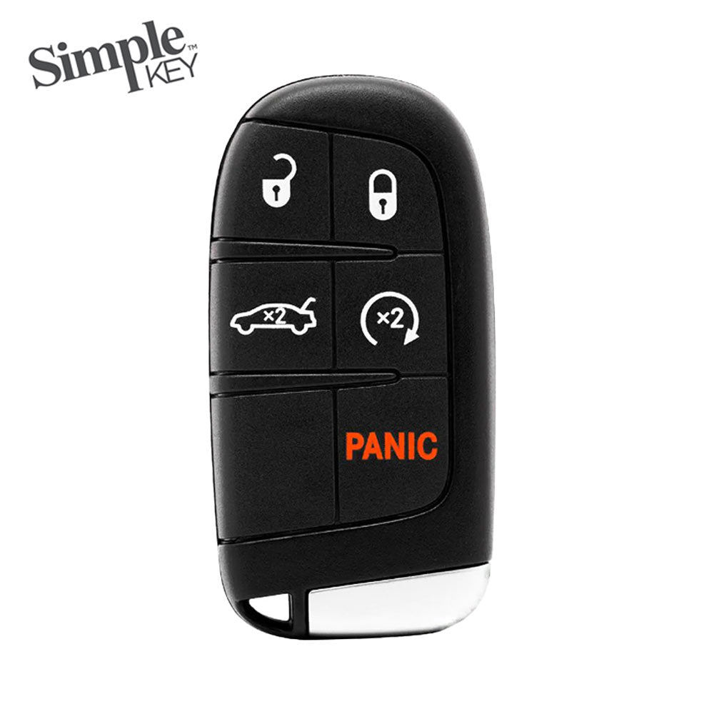 Simple Key 5 Button Remote Trunk Remote Start & Panic CDSK-E5TRZ0SK and EZ Installer Programmer