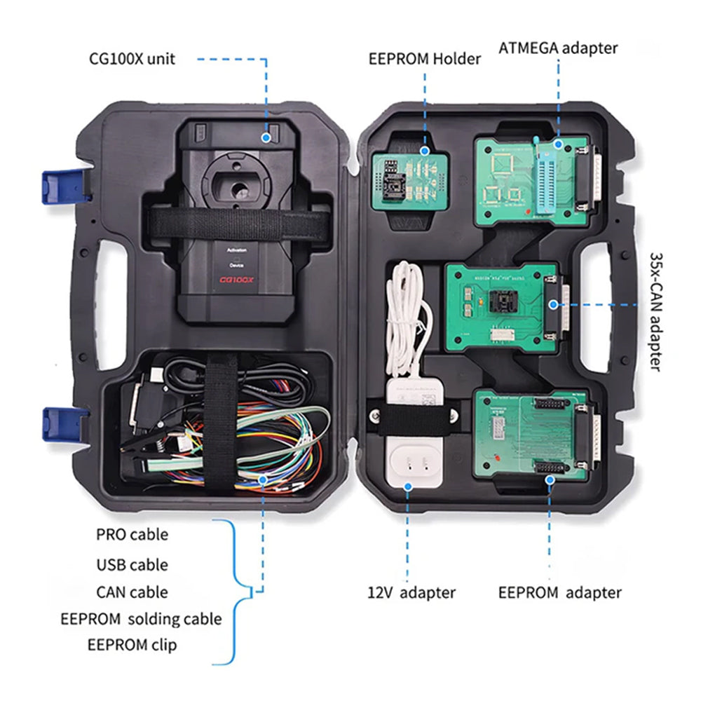 CGDI CG100X New Generation Programmer for Airbag Reset Tool Mileage Adjustment Chip Reading