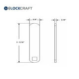 Lockcraft CL113 2-3/16 inch Cam Lock