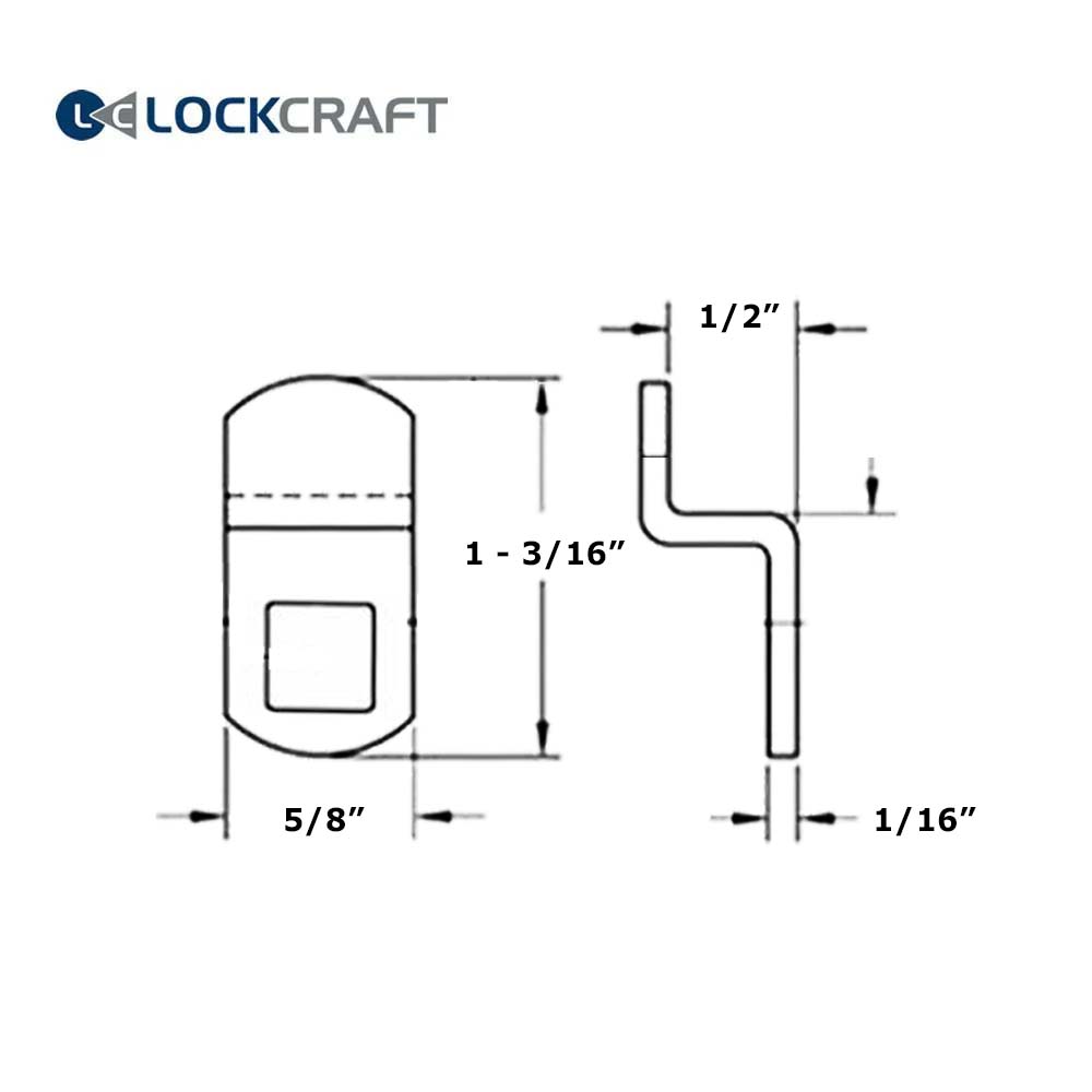 Lockcraft CL61-623 1-3/16 inch Cam Lock