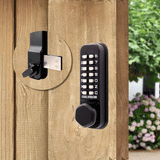 Codelocks CL200 Mechanical, Light Duty, Grade 2, 2-3/8 Inch - 2 3/4 Inch Backset, Surface Deadbolt with Key Override Feature and Optional Finish