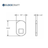 Lockcraft CL013 15/16 inch Cam Lock