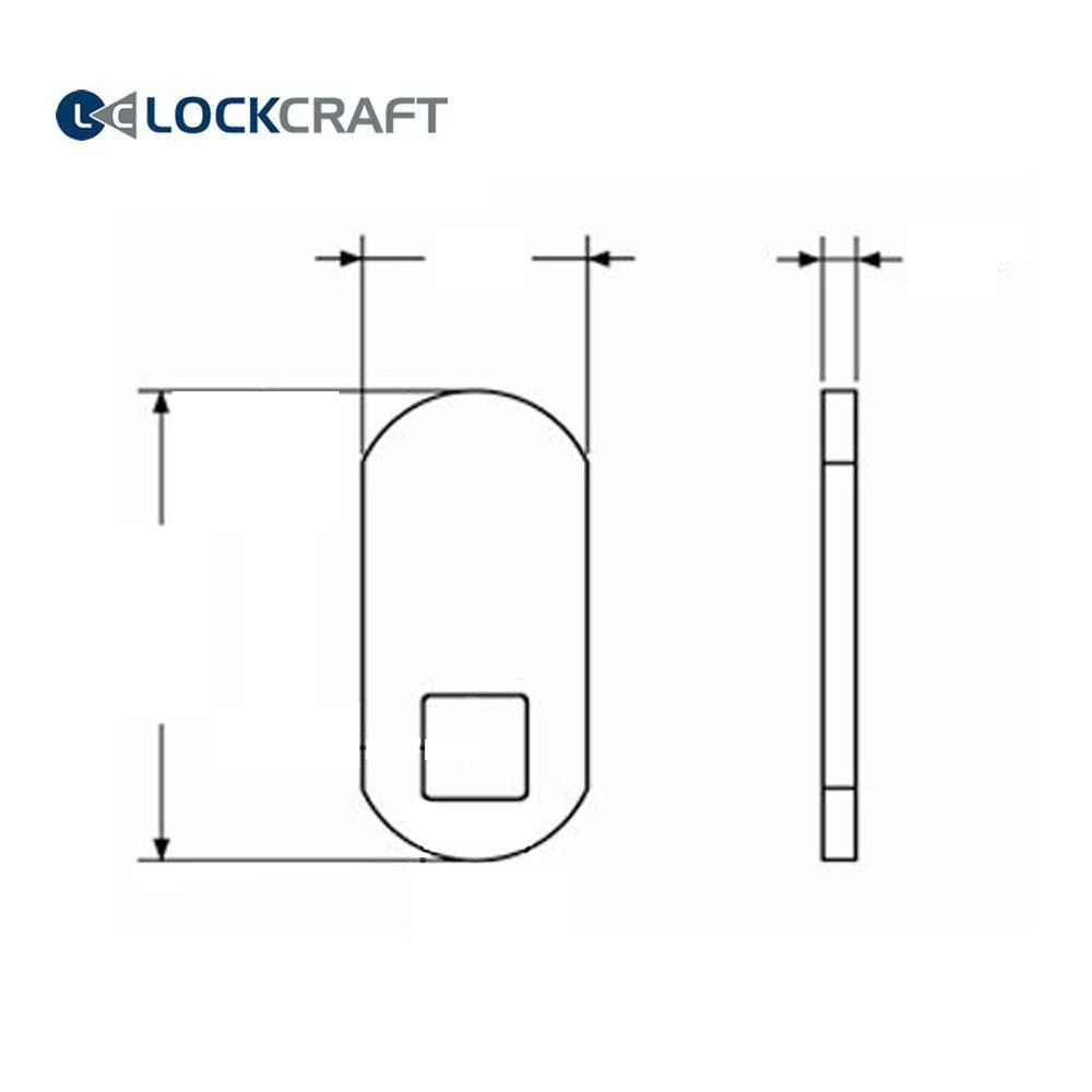 Lockcraft CL073 1-5/8 inch Cam Lock