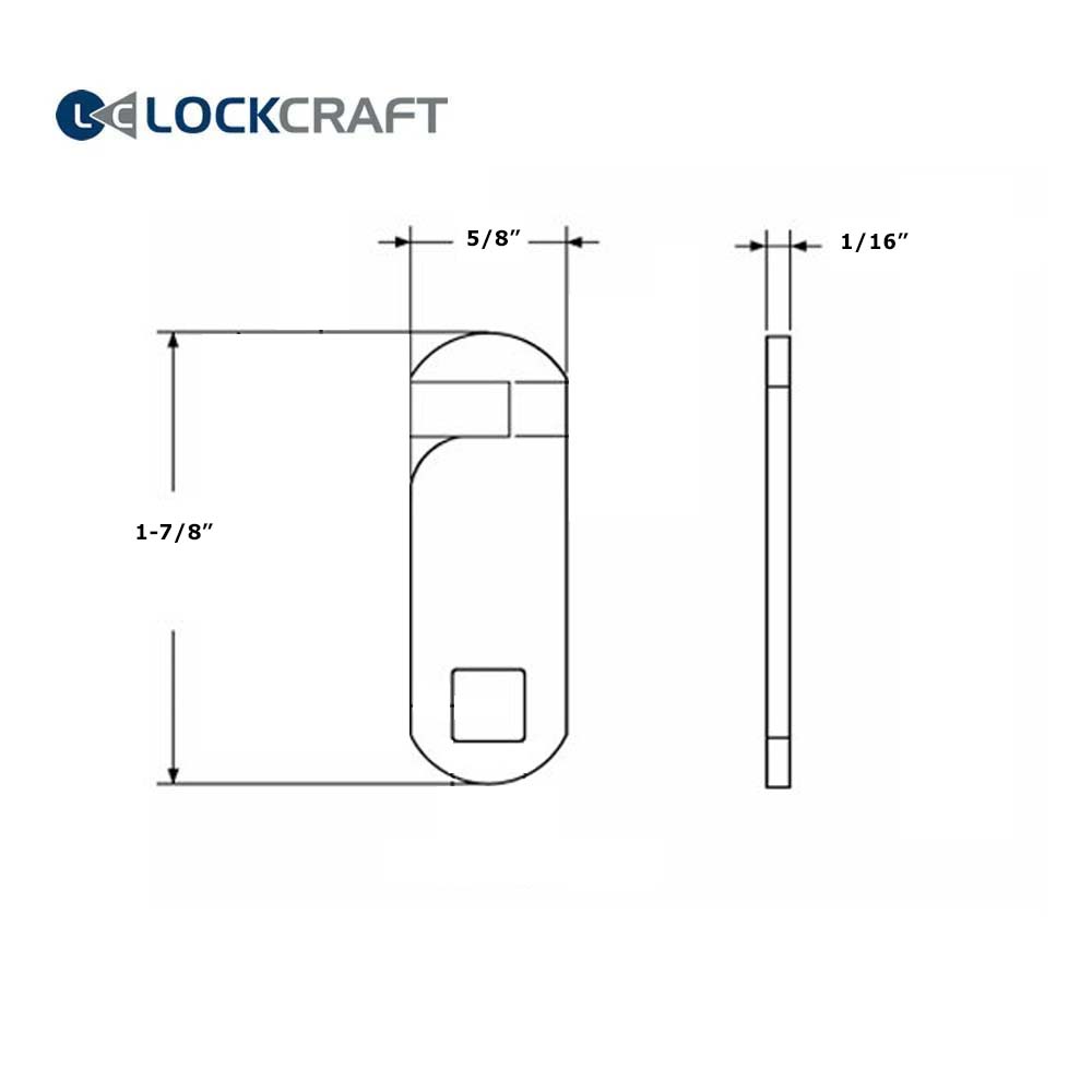 Lockcraft CL29-303 1-7/8 inch Hook Cam