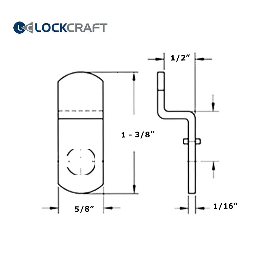 Lockcraft CL63-643 1-3/8 inch Cam Lock