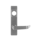 Detex - 09BN - BN Lever Trim with Cylinder Hole - for Value Series Devices - Aluminum Painted