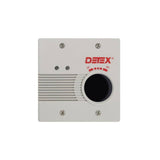 Detex - EAX-2500F - External Powered Wall Mount Exit Alarm - AC/DC - Flush Mount - Gray Finish