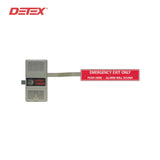 Detex - ECL-230D-PH - Panic Hardware Exit Control Lock with Long Bar - UL-Listed - 38 to 48 Door Width - Gray Finish